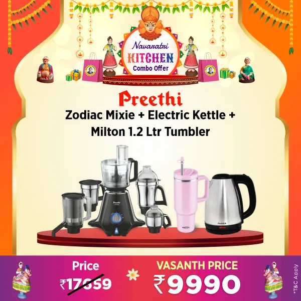 Buy Preethi Zodiac MG-218 Mixer Grinder - Vasanth and Co